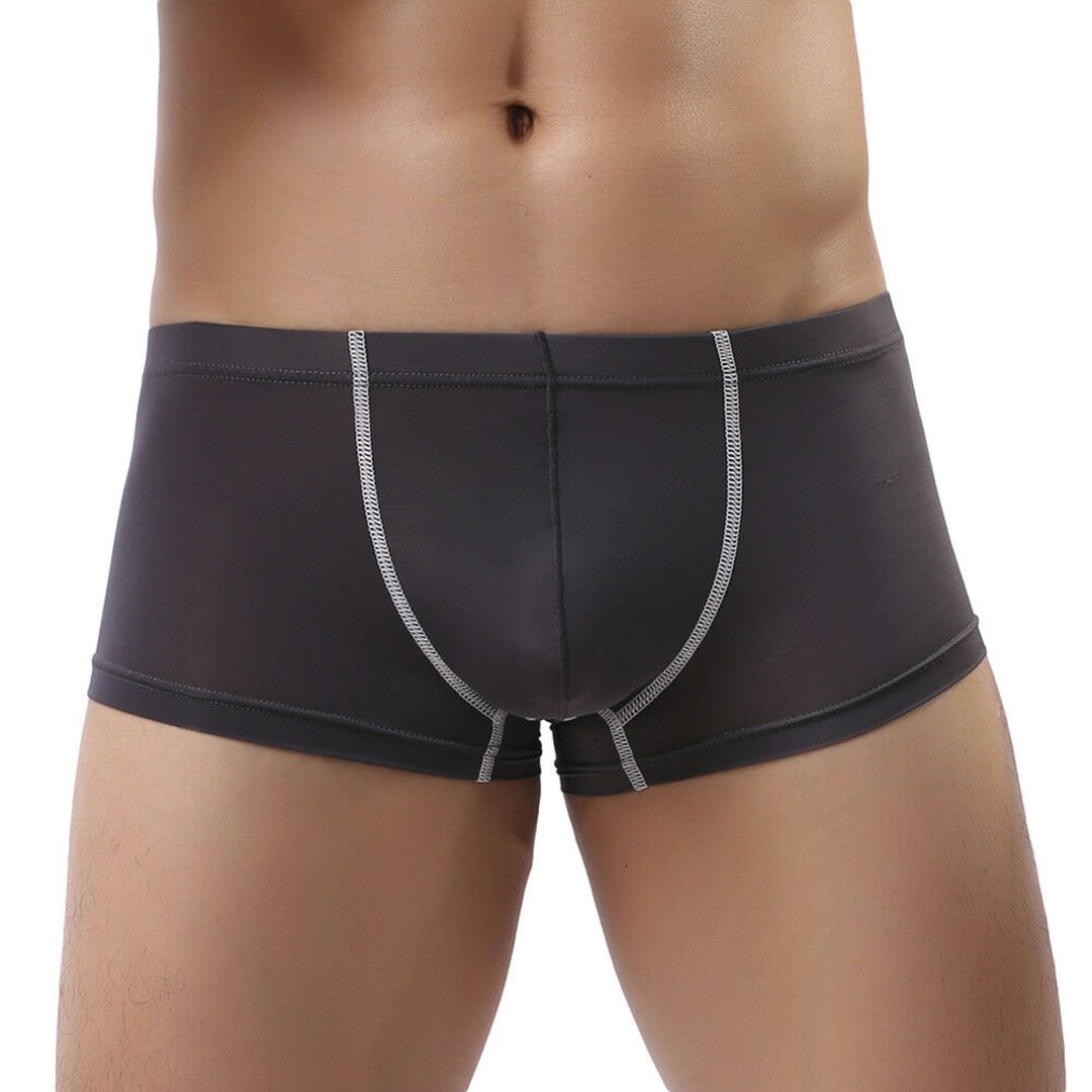Silksilky Open Front Silk Boxer Brief Breathable Mens Boxer Shorts –  CA-SILKSILKY