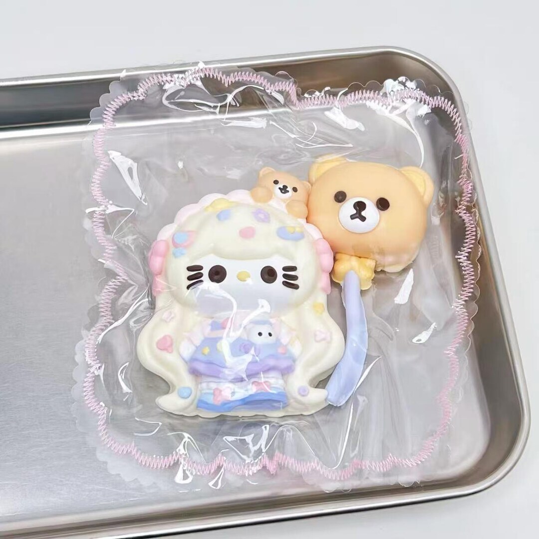 Stressed Rilakkuma Rilakkuma Handmade Squishy Toy, Food Grade Silicone Fidget Stress Ball ...