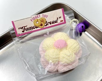 Floral Plüsch handgemachte Squishy Spielzeug | Sensorische Fidget Stress Balls zur Linderung von Ängsten, Kinder und Erwachsene, Silikon in Lebensmittelqualität | Geschenkideen