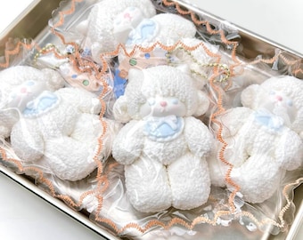 Plüsch Stofftier Handmade Squishy Spielzeug | Sensorische Fidget Stress Balls zur Linderung von Ängsten, Kinder und Erwachsene, Silikon in Lebensmittelqualität | Geschenkideen