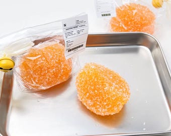 Brinquedo de apertar feito à mão com frutas | Bolas sensoriais antiestresse para alívio da ansiedade, para crianças e adultos, silicone de grau alimentício | Ideias para presentes