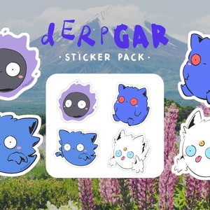 Derpgar Evolution Sticker Sheet