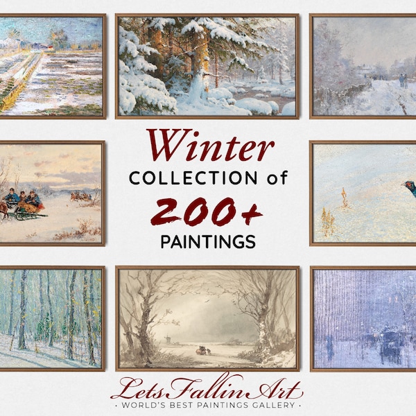 FRAME tv OFFER | 200 paintings in the Ultimate Winter Collection | SAMSUNG Art Tv | #TVSET25