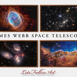 James Webb Space Telescope - First historical images | 4K SAMSUNG the Frame Art Tv | Instant Download | Digital File #TVSET11