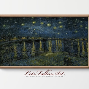 Arte de TV com moldura SAMSUNG | Pintura a óleo vintage | Pintura famosa de Vincent Van Gogh | Download instantâneo para TV frame | Arquivo Digital #TV034