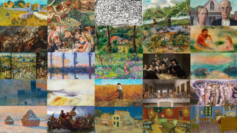 Samsung frame tv vintage art special offer. 100 of the most famous paintings in one collection! the ultimate bundle of 100 of the world's best paintings. Offer at very low price!