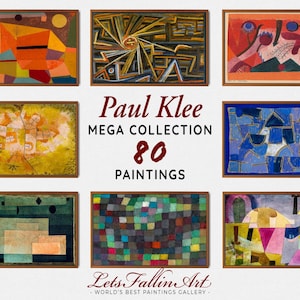 Paul Klee MEGA SET Offer - Bundle of 80 Abstract Paintings Collection from Paul Klee | Samsung The Frame Art Tv #TVSET08