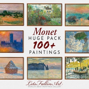 MONET Enorme Offerta SET - Pacchetto di 111 Collezione di Dipinti di Claude Monet / The Frame Art Tv / Offerta Speciale #TVSET07