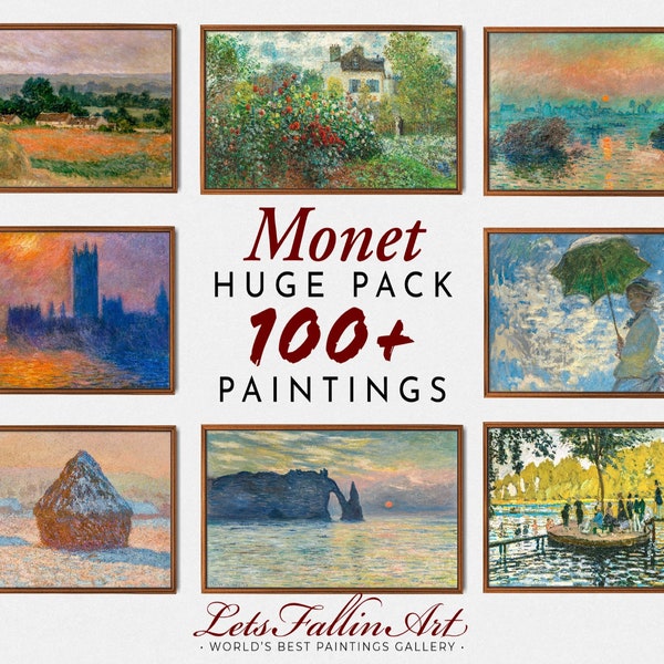 MONET Huge SET Offer - Bundle of 111 Claude Monet's Paintings Collection | The Frame Art Tv | Special Offer #TVSET07