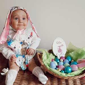 Easter bunny romper / little bunny romper