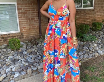 Maxi Floral Dress