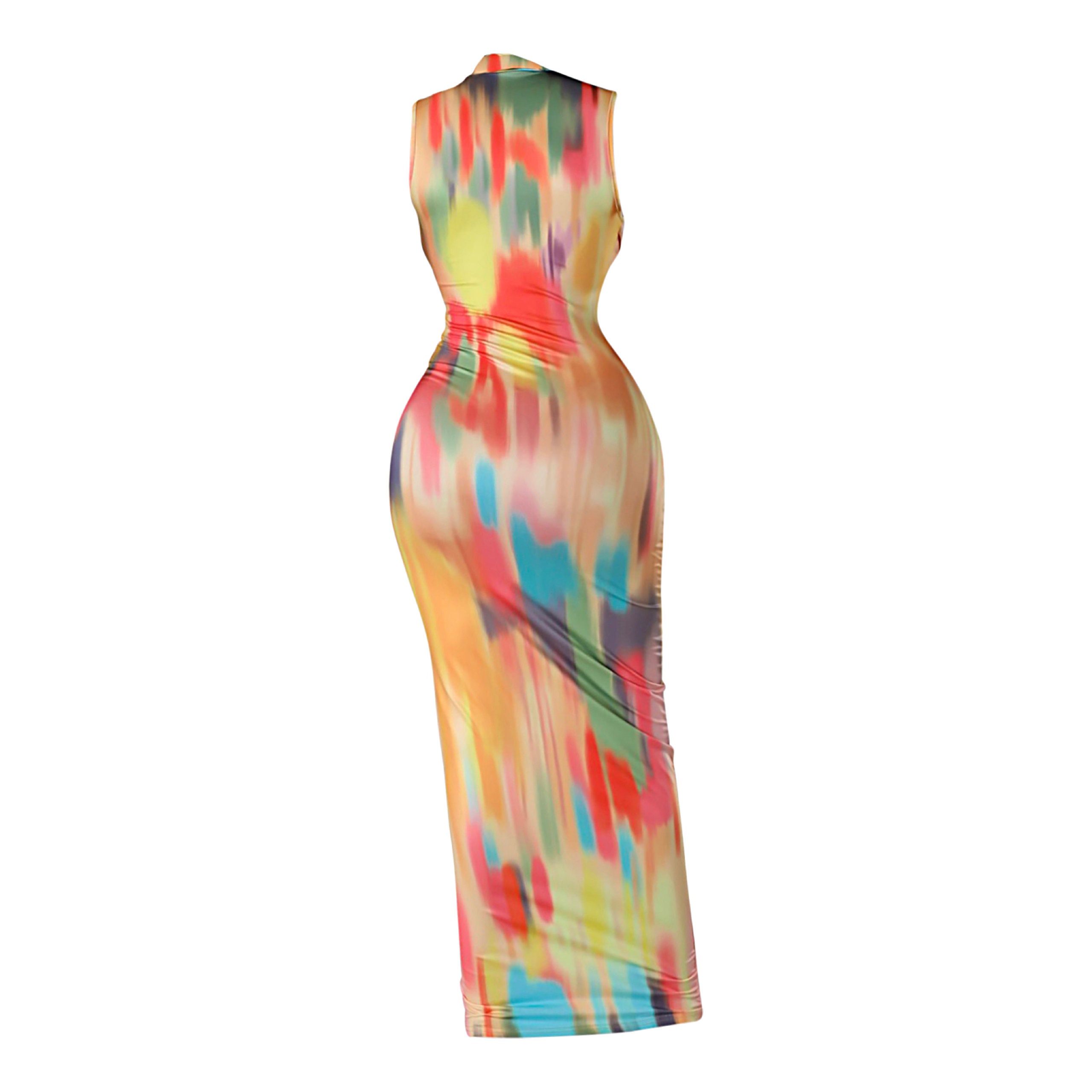 rainbow tie dye bodycon dress Aloha Pride Rainbow Tie Dye Short Sleeve Bodycon Dress Humpback Whale - Love is Love