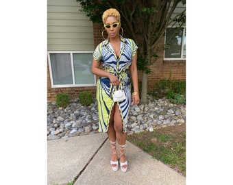 Chain MIDI Dress