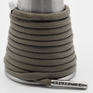 Dark Tan  Paracord Generation Laces with a LIFETIME GUARANTEE  boot laces sneaker laces shoe laces skate laces