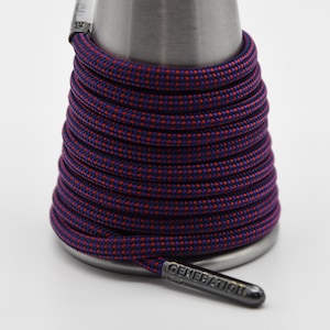 Purple blue red Paracord Generation Laces with a LIFETIME GUARANTEE  boot laces sneaker laces shoe laces skate laces Betta
