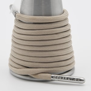Light tan Paracord Generation Laces with a LIFETIME GUARANTEE  boot laces sneaker laces shoe laces skate laces  flesh