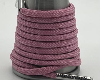 Pink Paracord Generation Laces with a LIFETIME GUARANTEE  boot laces sneaker laces shoe laces skate laces Pink