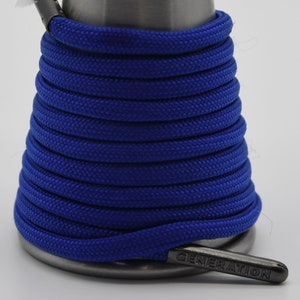 Bright blue Paracord Generation Laces with a LIFETIME GUARANTEE  boot laces sneaker laces shoe laces skate laces