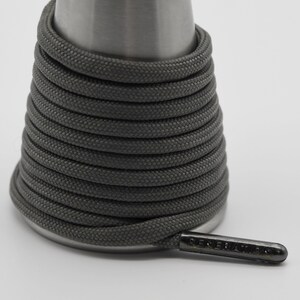 Gray  Paracord Generation Laces with a LIFETIME GUARANTEE  boot laces sneaker laces shoe laces skate laces