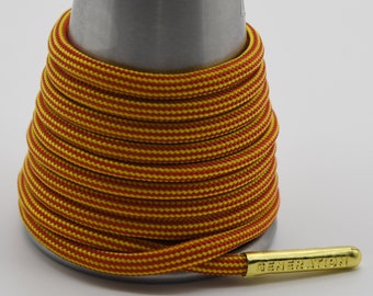 Yellow Red Orange Generation Laces with a LIFETIME GUARANTEE  boot laces sneaker laces shoe laces skate laces classic