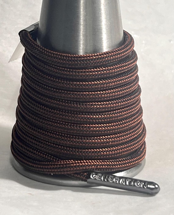 Brown Black Paracord Generation Laces With a LIFETIME GUARANTEE