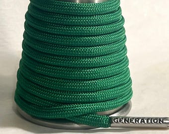 Paracord Generation Laces with a LIFETIME GUARANTEE  boot laces sneaker laces shoe laces skate laces kelly green
