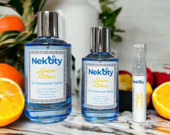 Room & Linen Spray | Odor Eliminating Mist | Air Freshener | Fabric Freshener | Bathroom Spray | Car Spray | Fruit Scents | Lemon Citrus