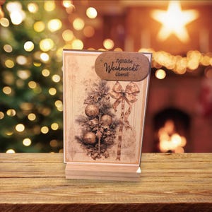 Weihnachts Karte mit Umschlag
