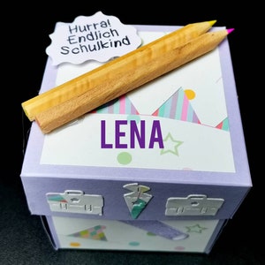Explosionsbox - Geschenkbox - Einschulung - Personalisiert