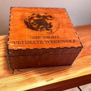 One Night Ultimate Werewolf Box-ontwerp voor lasersnijden