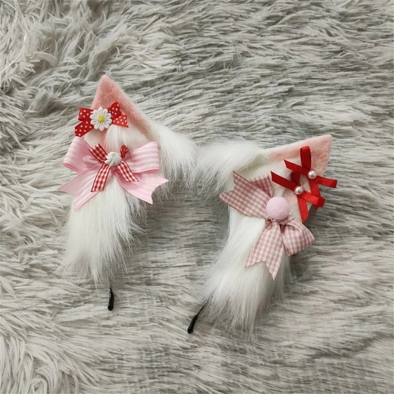 Cat Ears Rabbit Ears Wolf Ears Original Handmade Animal Ear Etsy