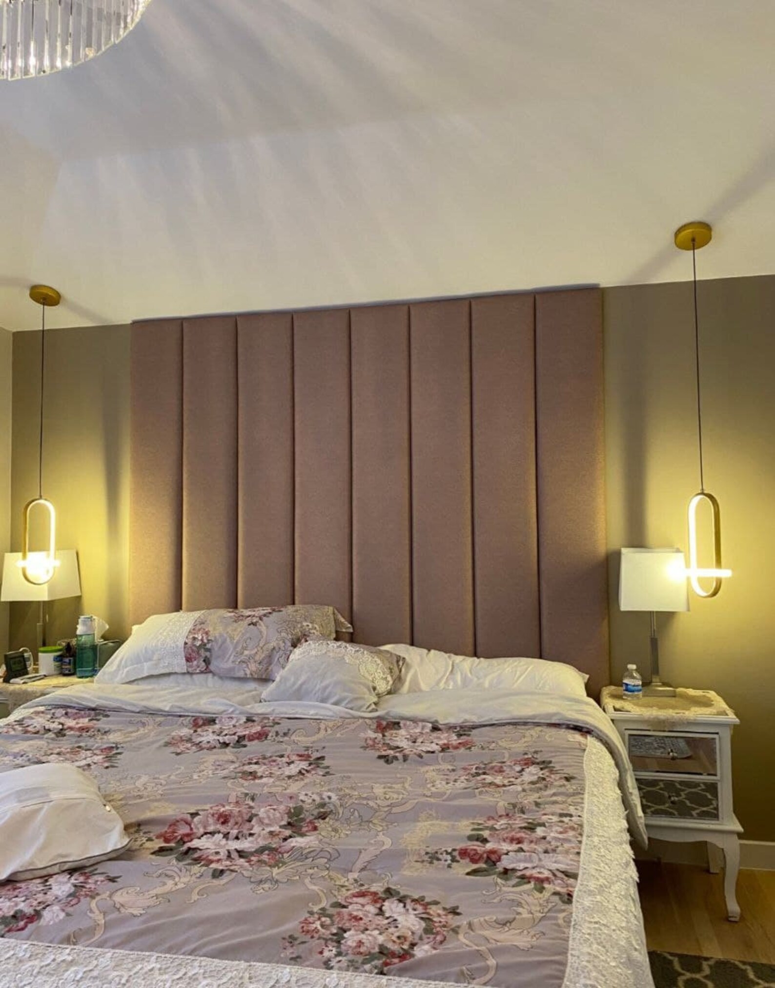 Upholstered Wall Panels, King/ Cal King Headboard, Queen/full/twin