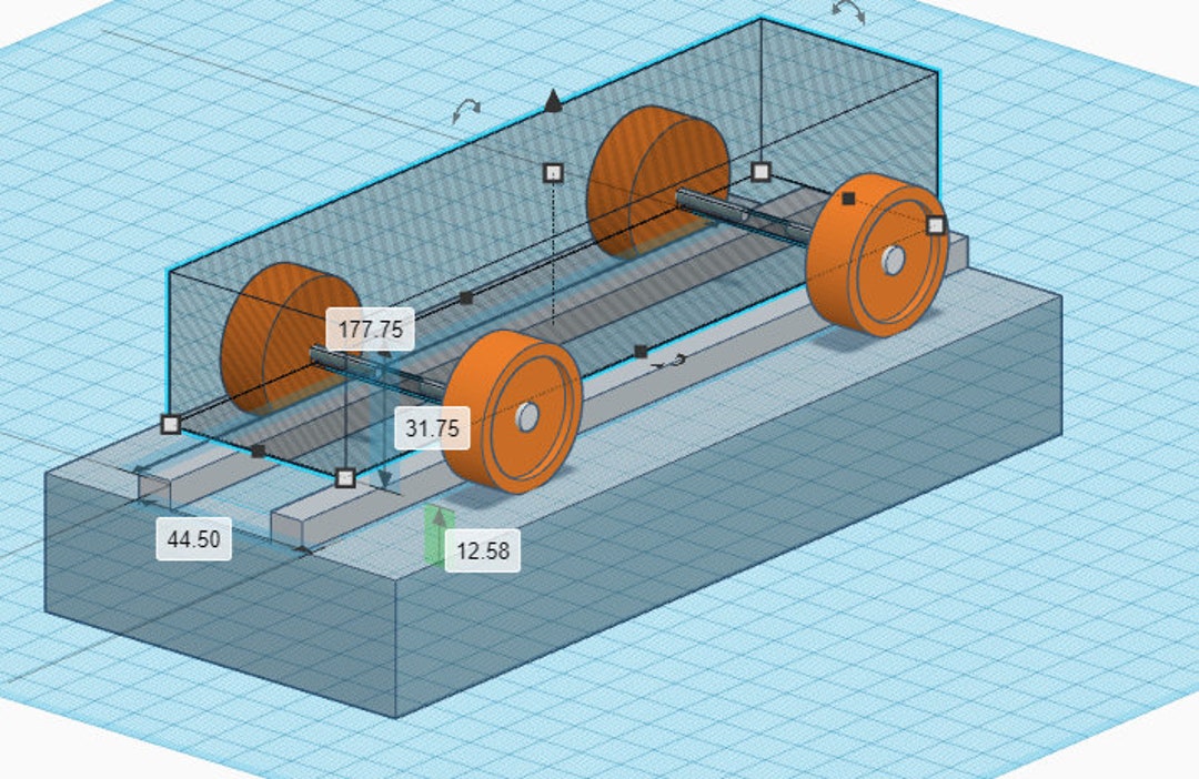 Pinewood Derby Car & Track STL OBJ GLB Digital Design Files Etsy