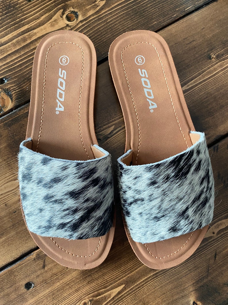 Genuine Cowhide Sandals MADE TO ORDER Etsy
