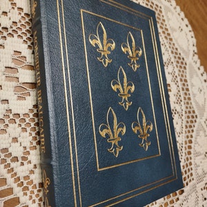 Easton Press 1961 Monsieur Beaucaire by Booth Tarkington  22 k Gold Leaf Genuine Leather Collector's Masterpieces of American Literature