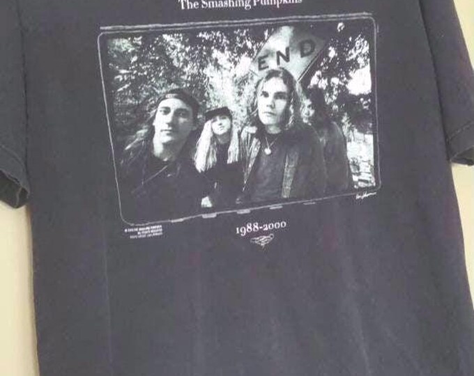 T-shirt Homme The Smashing Pumpkins - Modèle "Zero" Distressed, Noir, 100% Coton, Marque Bitcruncher