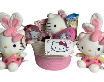 Hello kitty easter baskets