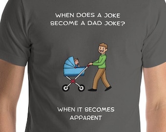 Dad Joke Shirt - Scheinbar - Kurzärmeliges Unisex T-Shirt