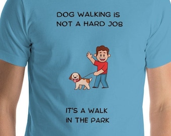 Dad Joke Shirt - Walk in the Park - Kurzärmeliges Unisex T-Shirt