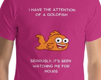 Dad Joke Shirt - Goldfisch - Kurzärmeliges Unisex T-Shirt