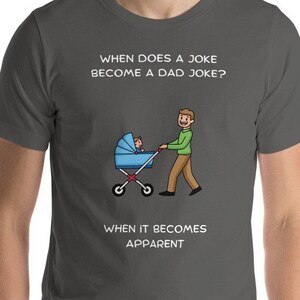 ダッドジョークシャツ - アパレント - 半袖ユニセックスTシャツ