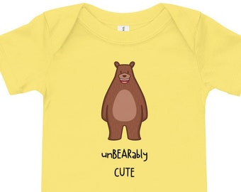 unERSCHMELICH süßes Onesie - Baby Kurzarm ein Stück