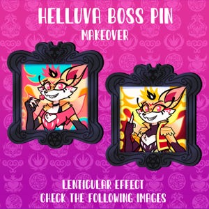 Beelzebub Helluva Boss-nål linsformad
