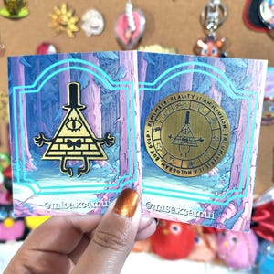 Bill Cipher - Inspired by Gravity Falls pin