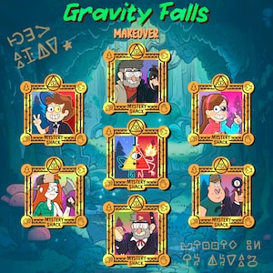 Pin Fanart lenticulaire de Gravity Falls *Disponible jusqu'au 2 juillet*