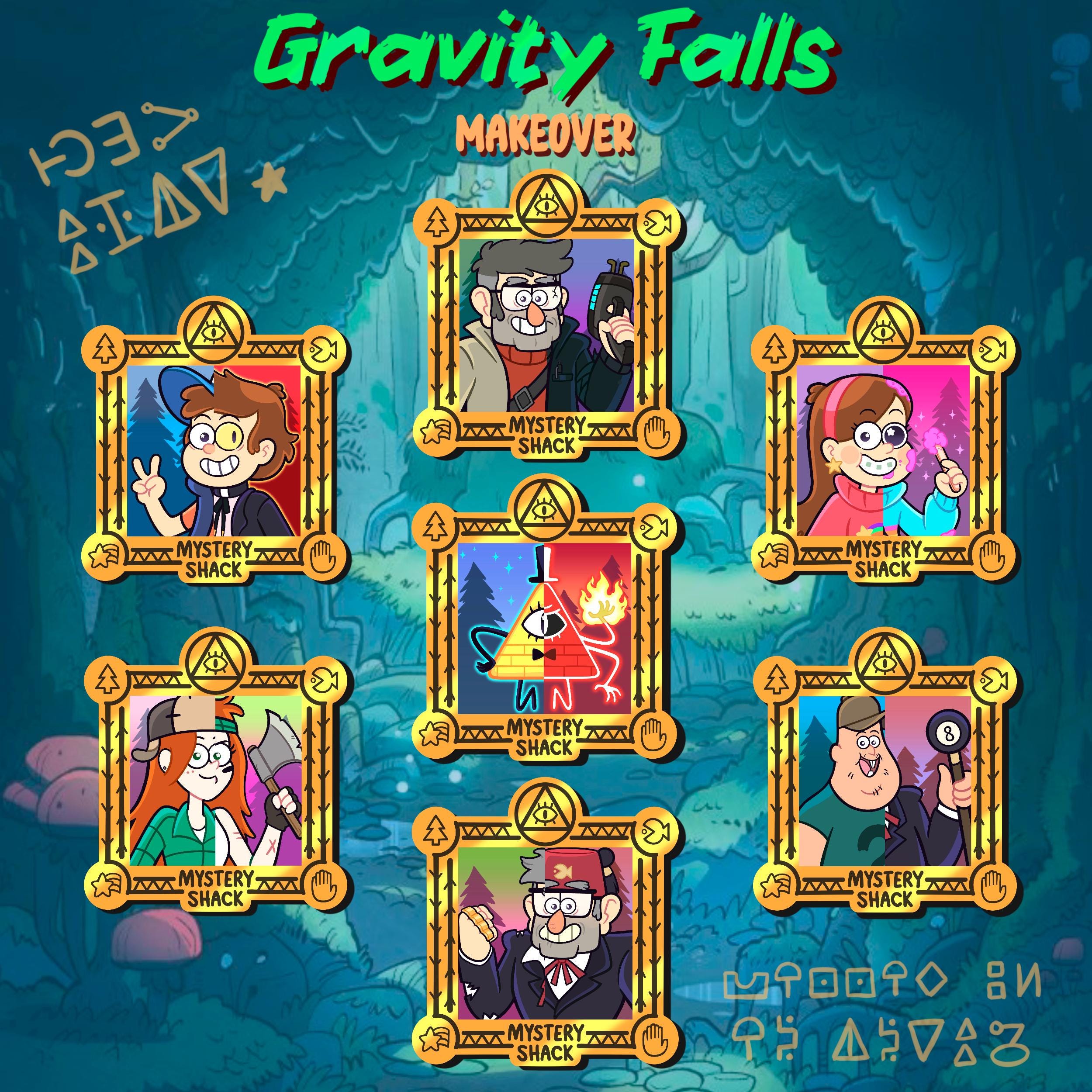 Gravity Falls Pin Lenticular Fanart - Etsy