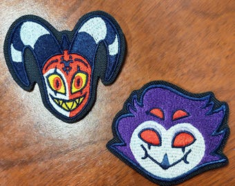 Stolas and Blitzø Faces Fanart Patch