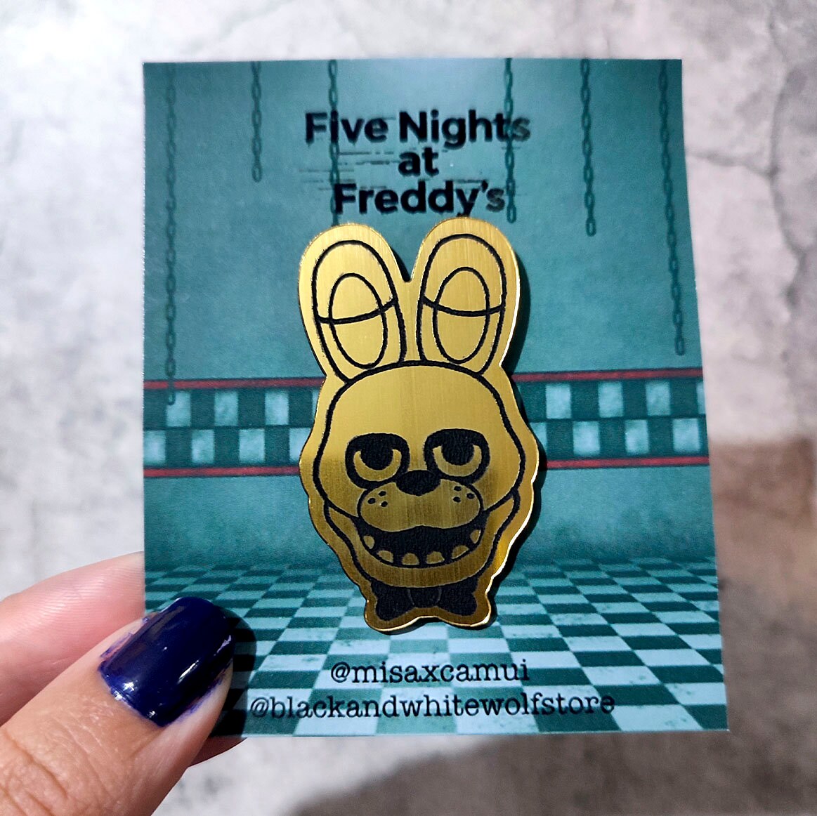 FNAF Bonnie Pin - Etsy