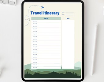 Vacation Budget Planner Printable – Travel Budget Worksheet PDF – Trip Spending Tracker – Holiday Finance Planner – Instant Download