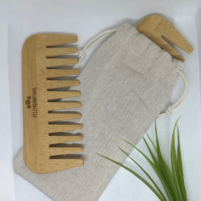 So Eco Wide Tooth Comb – Kamm Mit Breiten Zähnen, Aus 100% Recyceltem Material, Sanft Entwirrend